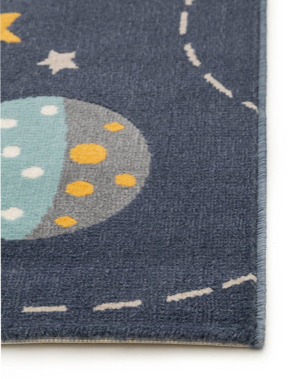 Design Kinderteppich Apollo Blau II