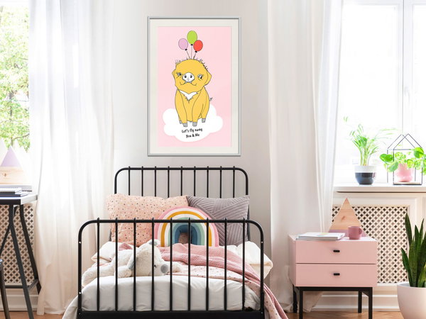 Poster 'Soaring Pig'