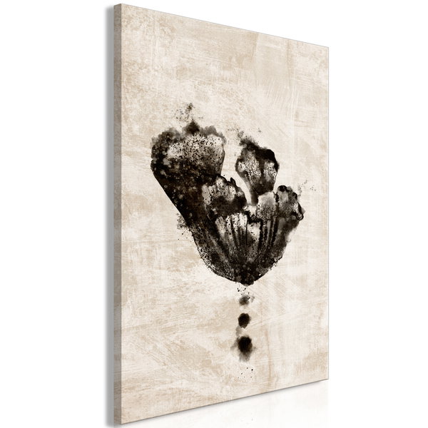Kunstdruk op canvas 'Underwater Flower Vertical'