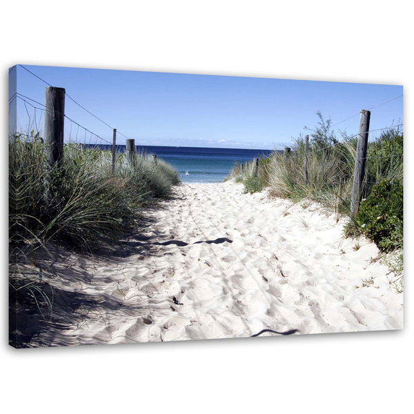 Kunstdruck auf Leinwand 'Ocean Step'