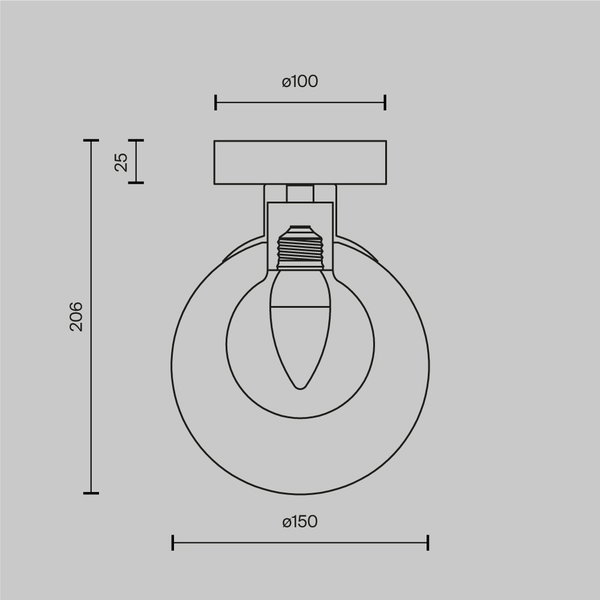 Applique Murale 'Basic Form 3'