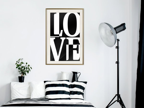 Poster 'Black and White Love'
