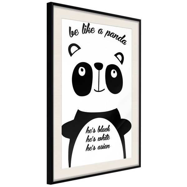Poster 'Be Like a Panda'