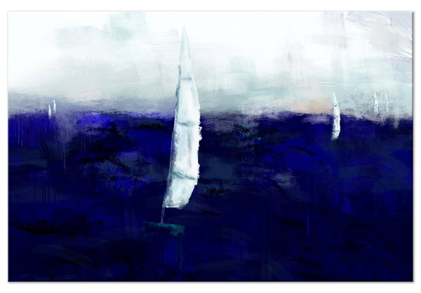 Kunstdruck auf Leinwand 'Maritime Memory Wide'