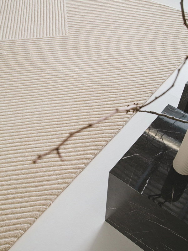 Design Wollteppich Yanis Beige