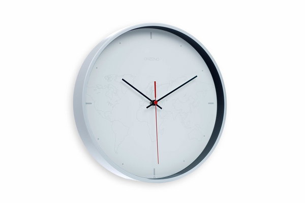 Minimalistische Wanduhr