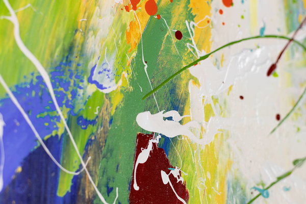 Acrylgemälde 'Through the Rainbow' 80x80cm | Limitierte, handsignierte Edition
