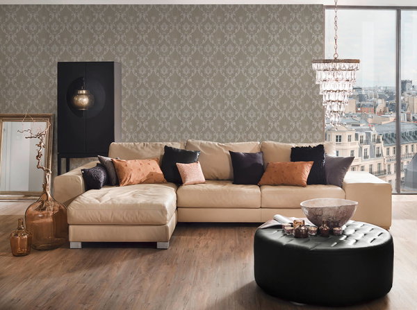 Tapete 'Metallic Silk One' 53x1005cm