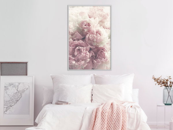 Poster 'Delicate Peonies'
