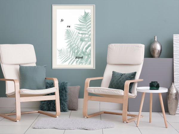 Poster 'Pale Green Fern'