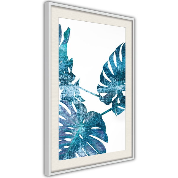 Poster 'Sapphire Monstera'