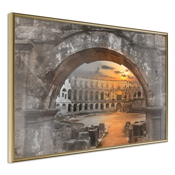 Poster 'Sunset in the Ancient City'