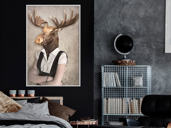 Poster 'Brainy Moose'