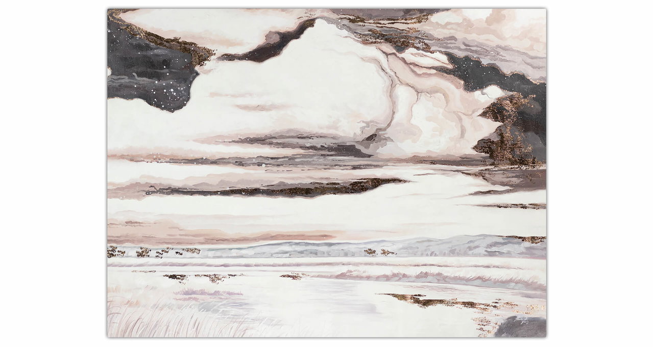 XXL Olieverf schilderijen 'Soul of Landscape' | Handgeschilderd unicum in de ruimte.