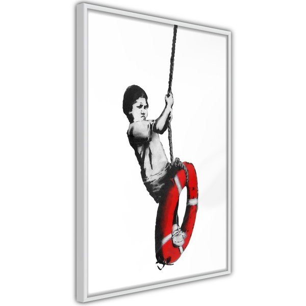 Poster 'Banksy: Boy on Rope'