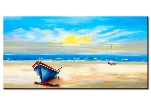 Kunstdruk op canvas 'Abandoned Harbour'