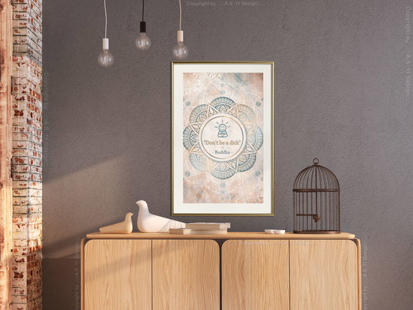 Poster 'Buddha Is Right'