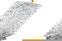 Cuadro pintado a mano 'In the pull of the fish swarm' 80x80cm | inclusive certificado de autenticidad