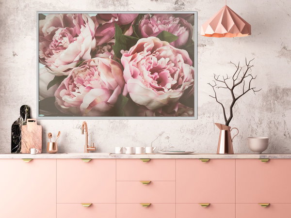 Poster 'Pink Peonies'