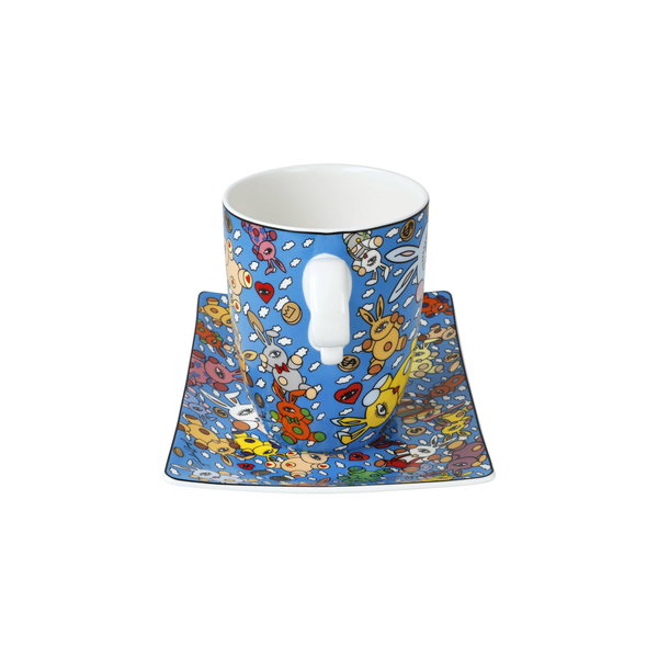 Goebel Becher mit Untertasse 'Magic Bunny'