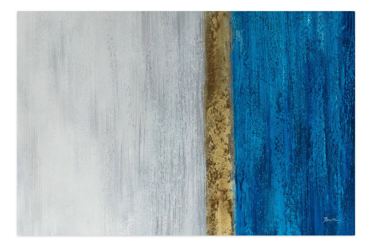 Olieverf schilderijen 'Colours of Freedom' | Handgeschilderd unicum 180x120cm komt in de ruimte goed tot zijn recht.