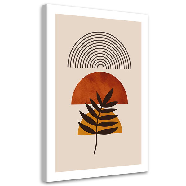 Kunstdruck auf Leinwand 'Minimalist Botanical'