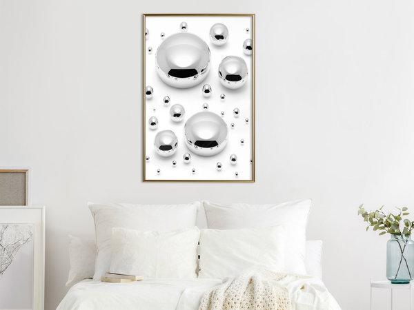 Poster 'Silver Drops'