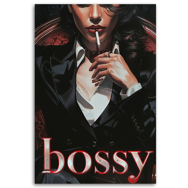 Εκτύπωση σε καμβά 'Bossy'