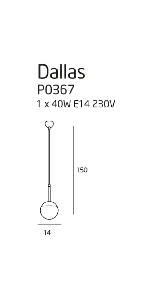 Pendelleuchte 'Dallas'