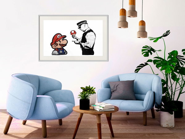 Poster 'Banksy: Mushroom Picker'