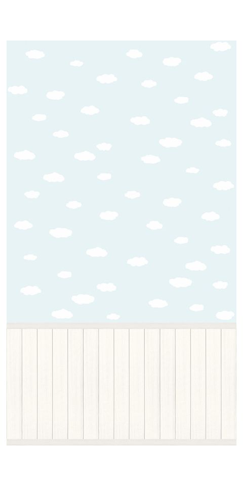 Wallpaper 'Cloudy Dreams' 63x110inches