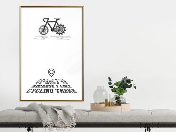 Poster 'I like Cycling'