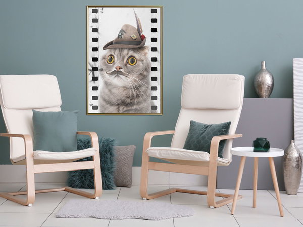 Poster 'Cat In Hat'