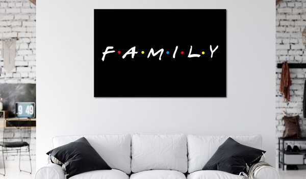 Kunstdruck auf Leinwand 'Family Wide'