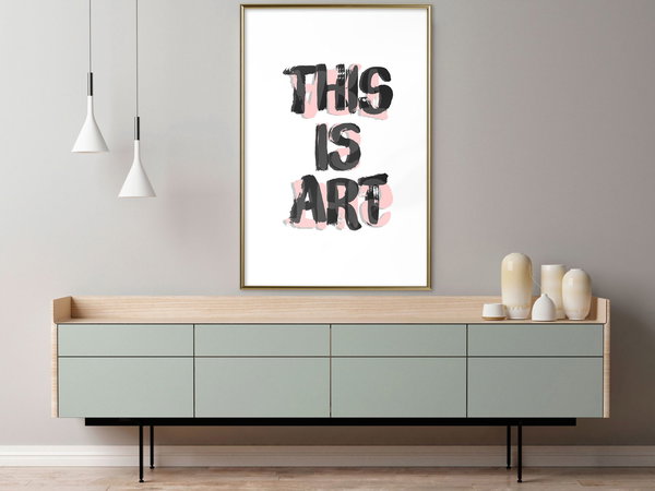 Poster 'This Is Art'
