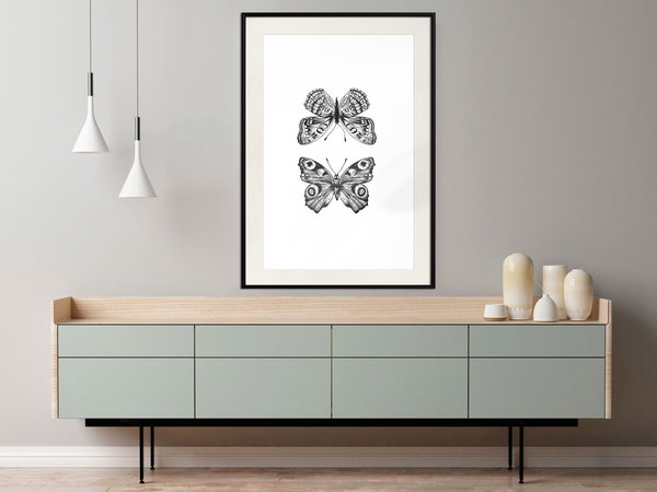 Poster 'Two Butterflies'