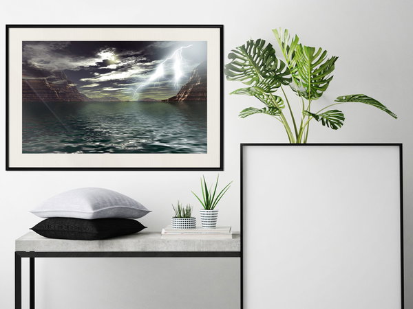 Poster 'Storm on the Lake'