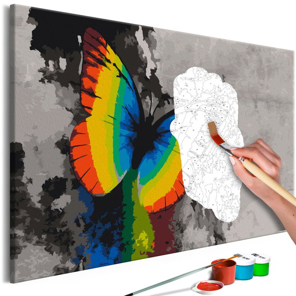 Peinture par numéros adultes 'Colourful Butterfly'