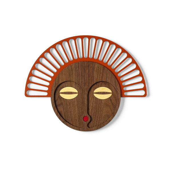 Wandmasker 'Mini Modern African Mask #23'