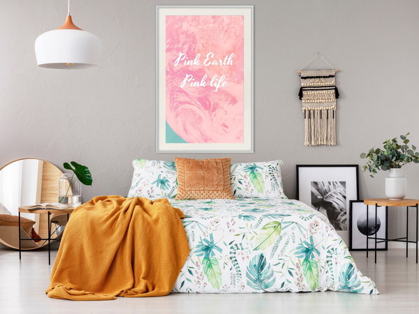 Poster 'Pink Earth, Pink Life'