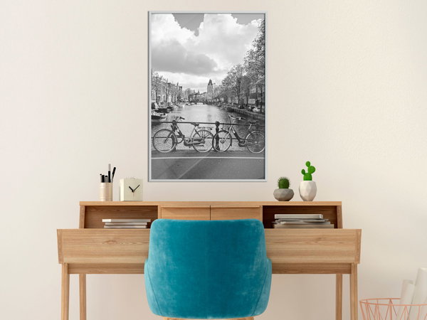 Poster 'Bicycles Against Canal'