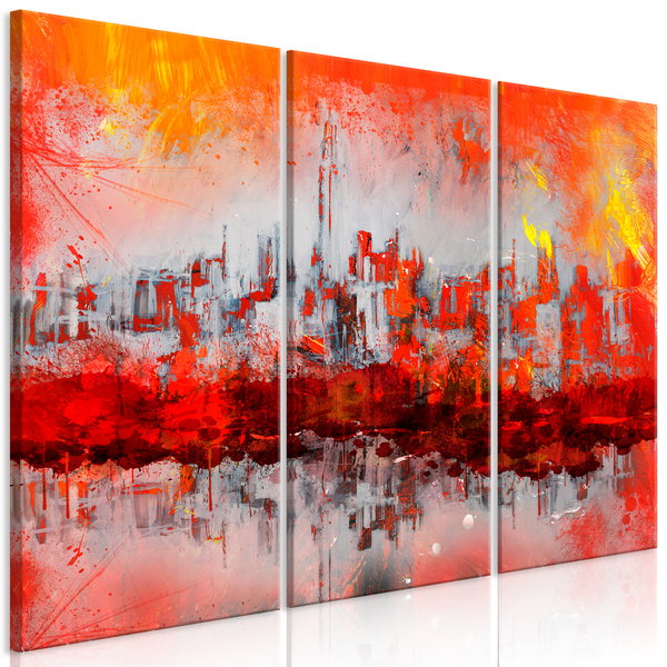 Impression sur toile 'New York Sunset (3 Parts)'