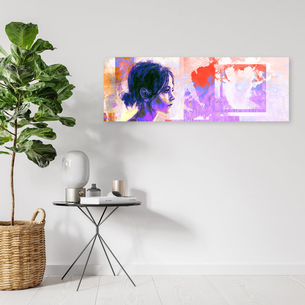 Kunstdruck auf Leinwand 'Vivid Reflections'