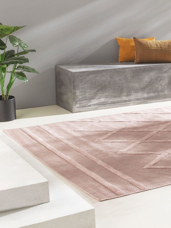 Design In- &amp; Outdoor-Teppich Bonte Rosa