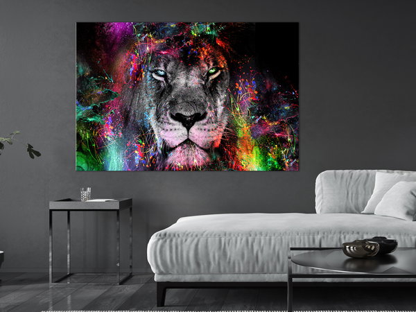 Kunstdruck auf Leinwand 'Sun of Africa Wide'