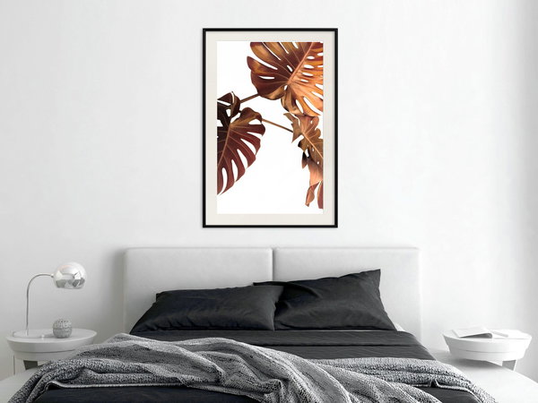 Poster 'Copper Monstera'