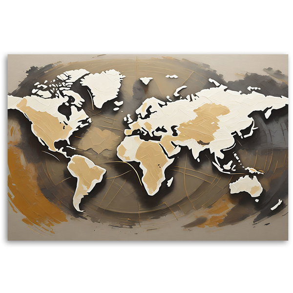 Kunstdruck auf Leinwand 'Global Canvas Symphony'