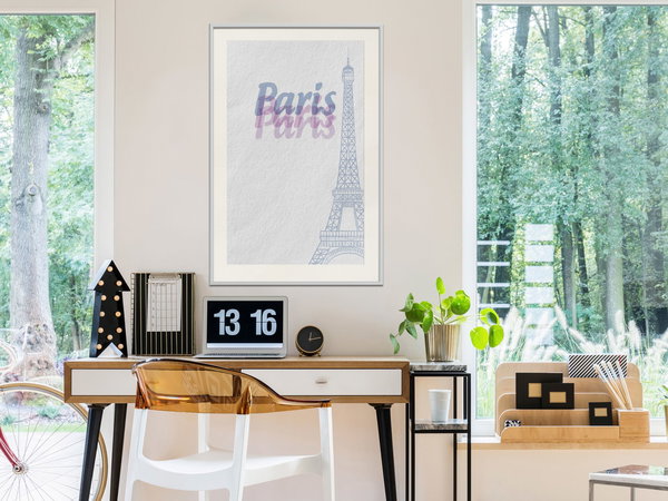 Poster 'Pastel Paris'