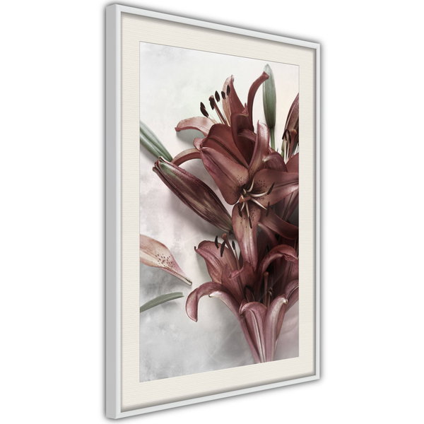 Poster 'Burgundy Solace'