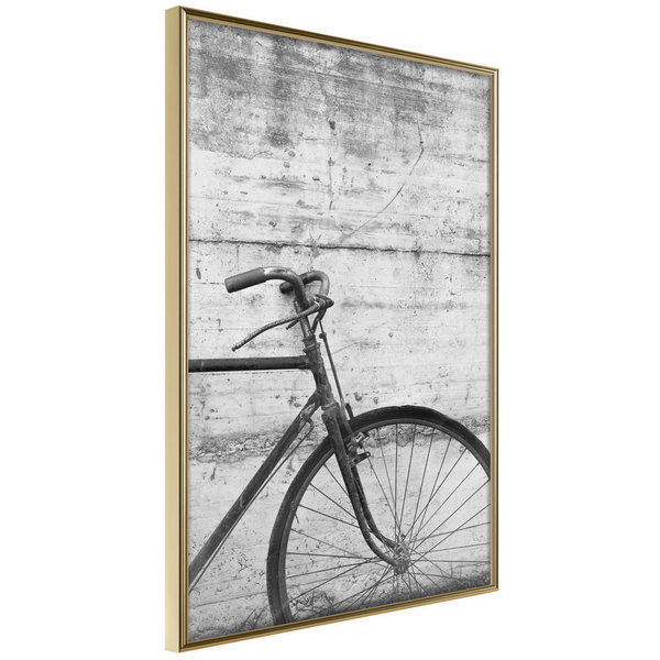 Poster 'Bicycle Leaning Against the Wall'